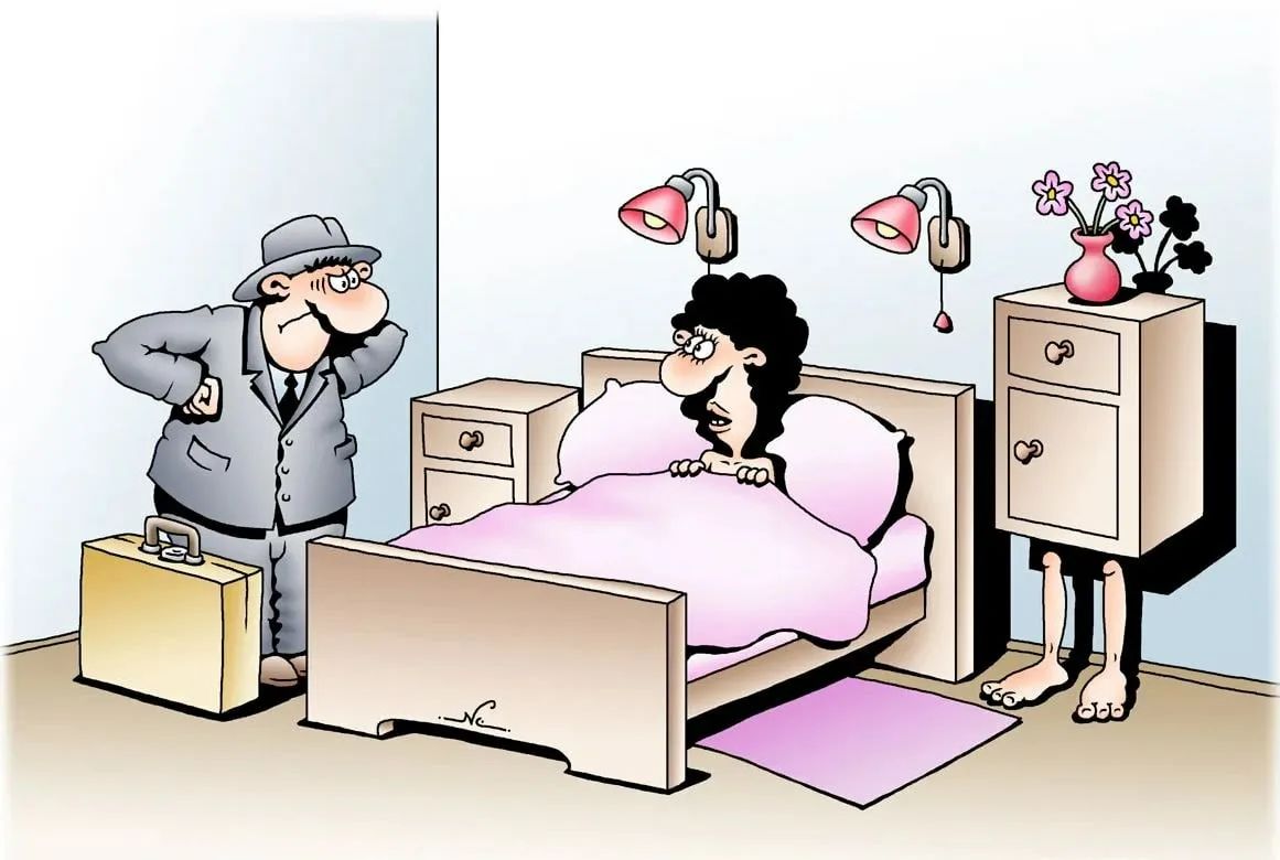 Смешные карикатуры Игоря Кийко: Брак как комедия повседневности