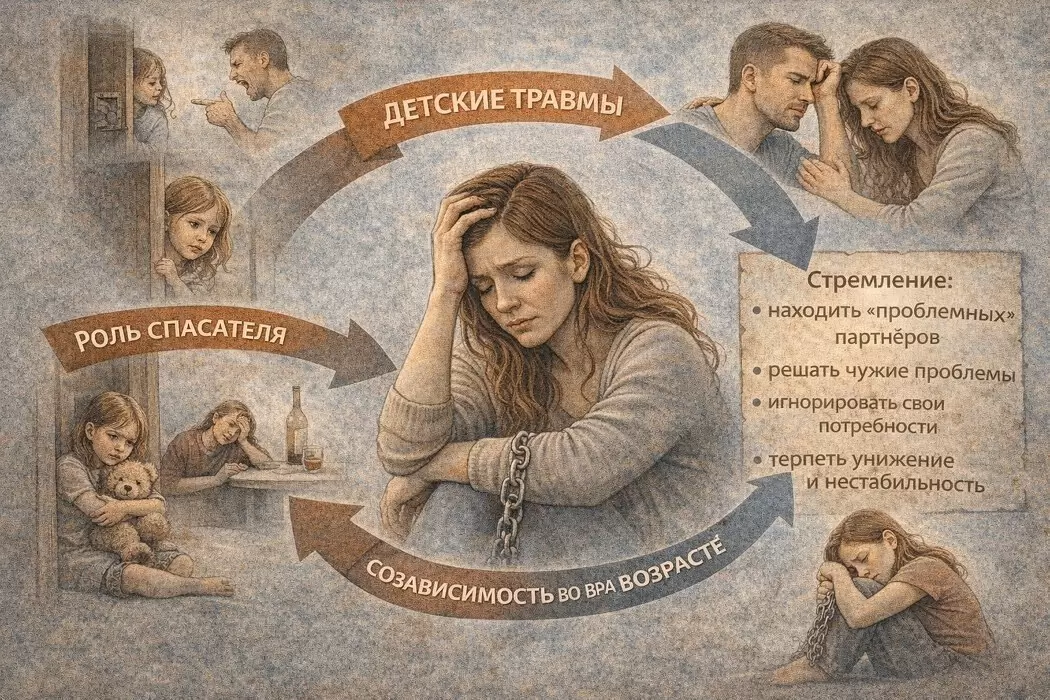 Детские травмы: корни созависимости во взрослой жизни