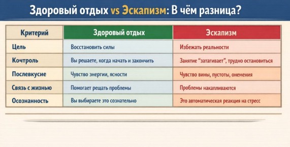 Эскапизм: как побег от реальности превращается в повседневность