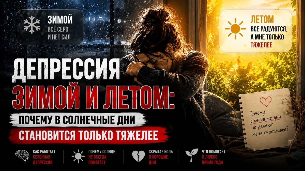 Депрессия в любое время года: как солнечные дни могут угнетать